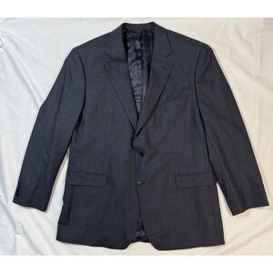 Brooks Brothers 346 Wool Sport Coat Jacket Blazer Stretch 2 Button‎ 48L Gray